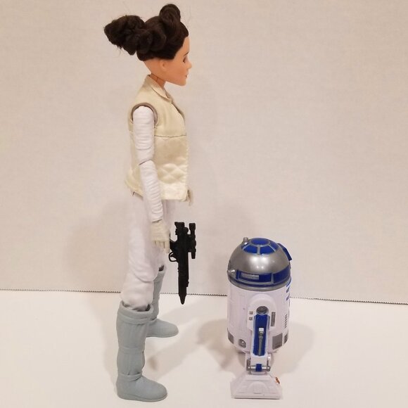 Star Wars Princess Leia Organa Doll and R2-D2 Action Figure, EUC       HOST PICK - Picture 5 of 14